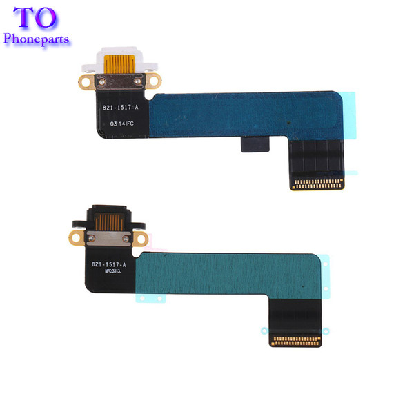 NEW For iPad mini 1 Dock Connector Charging Port Flex Cable black and white Free shipping