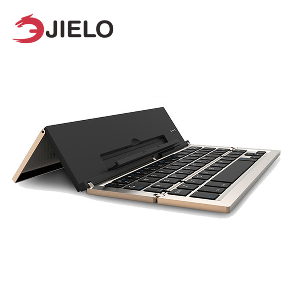 JIELO New Arrival Foldable and Portable Bluetooth 3.0 Wireless Laptop Tablet Phone Mini Keyboard for Android IOS Mac Windows