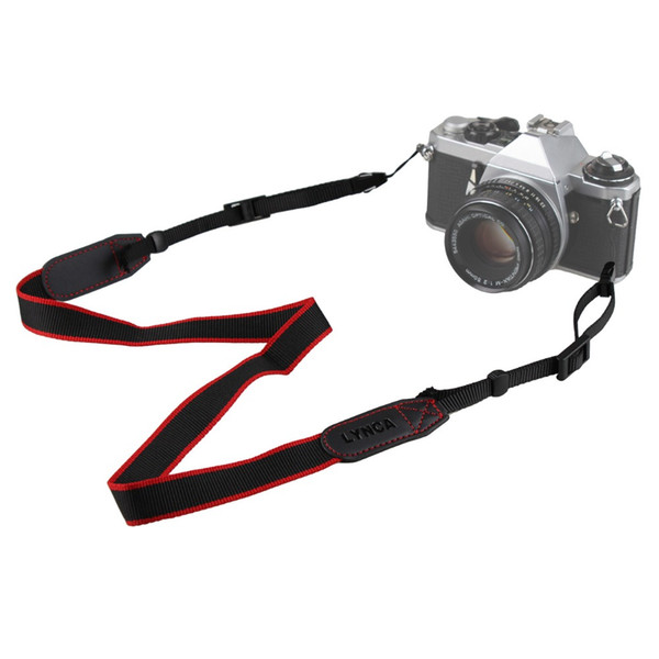 New Mirrorless Camera Shoulder Neck Belt Strap for Canon Sony Nikon Black + Red