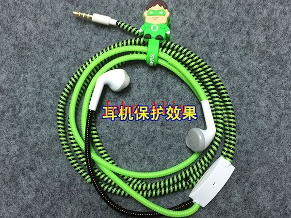 Amazing New Plastic spring Protective sleeve glow in dark Tablet Spiral Cord Protector for Charger Earphone Cords 2000 pieces