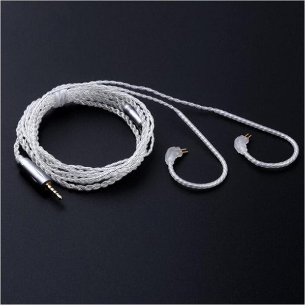 TRN Replacement Earphone Cable 2.5MM Balancing Upgraded Cable Use For TF10 KZ ZST ZSR ZS6 TFZ 2-Pin 0.75MM 0.78MM Interface Type