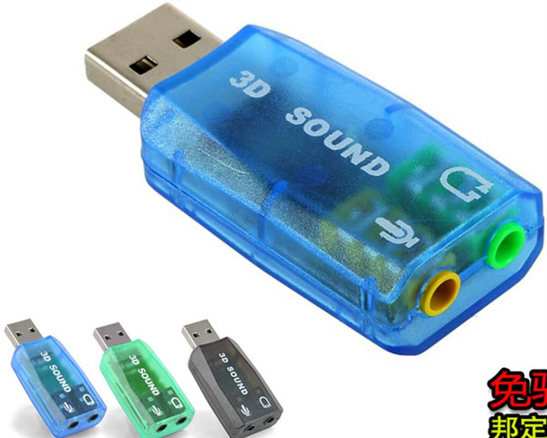 USB Audio 5.1 External USB Sound Card Audio Adapter Drive free USB Sound Card 3.5mm Mic Speaker Audio Interface For Laptop PC Plug and Play