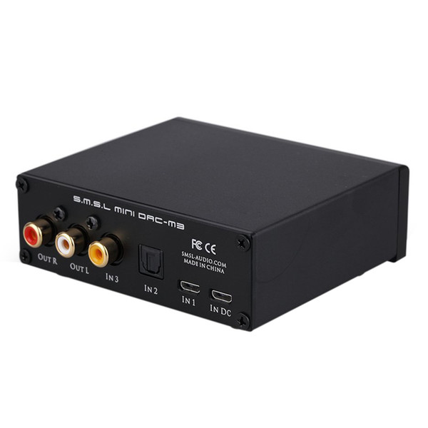 SMSL Audio M3 USB Powered Audio Decoder, Black