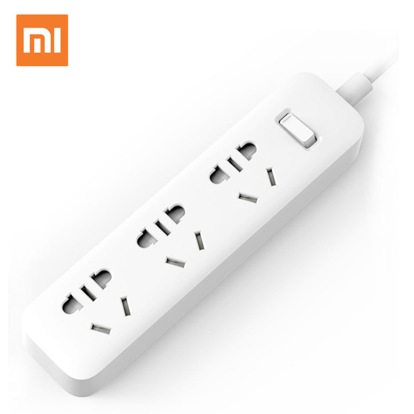 Xiaomi Mi 3 Power Sockets Smart Power Strip Plug Intelligent Electrical Multi Adapter 5m Independent Safety 10A 250V 2500W