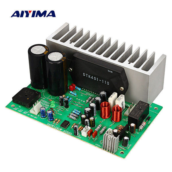 AIYIMA STK401 Audio Amplifier Board Amp 140W*2 HIFI 2.0 Channel High Power Amplifier AC24-28V Home Theater Diy