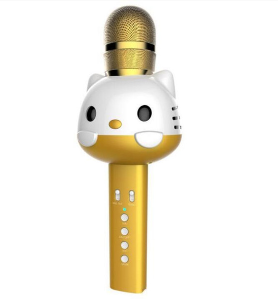 KT cat microphone U63 mobile phone microphone ktv karaoke home kitty wireless Bluetooth microphone dhl free shipping
