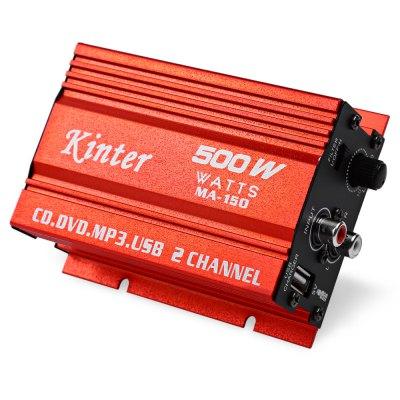 Kinter MA-150 AMP 2CH 500W USB Hi-Fi Digital Stereo Amplifier Car/ Motorcycle / Boat /MP3/MP4/CD MA-150