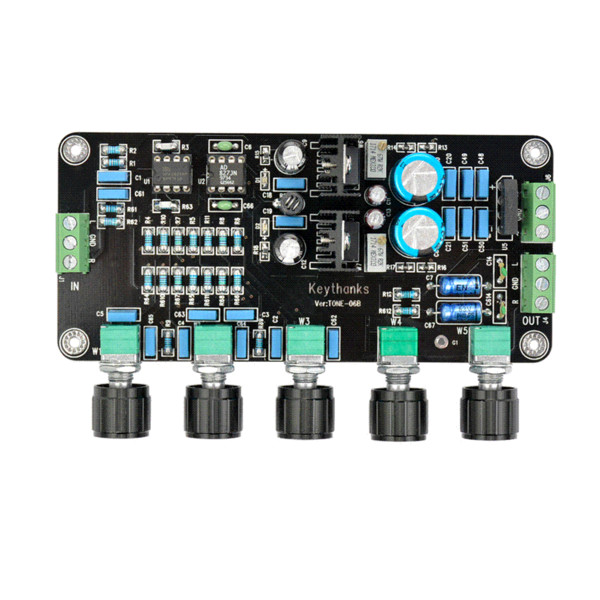 Aiyima Updated OPA2604 AD827JN OPAMP Stereo Preamp Pre-amplifier Volume Tone Control Board wholesale tone control board