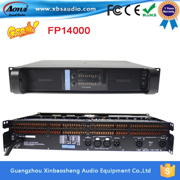 Class D type lab gruppen 2CH fp14000 bass pa high power amplifier with 3 years warranty