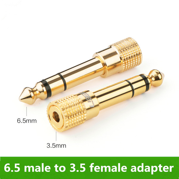 6.5mm to 3.5mm Music MP3 Audio Converter Male to Female Jack Plus Stereo Headphone Audio Adapter 6.5 3.5 Converter