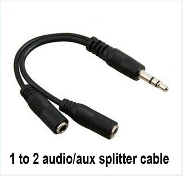 hot Audio Conversion Cable 3.5mm Male To Female Headphone Jack Splitter Audio Adapter Cable Wholesale