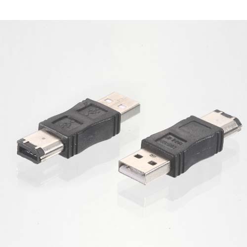 1 x Firewire IEEE 1394 6 Pin to USB 2.0 Male Adaptor Convertor - NEW Free shipping