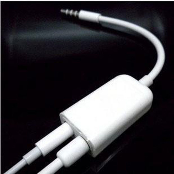 3.5mm Earphone Headphone Male 1 to 2 Dual Female Y Splitter Stereo Audio Cable Adapter Jack for iPod iPhone iPad