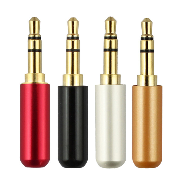 3.5mm stereo Plug Male Jack 3.5mm Audio Connector gold plated Free Shipping