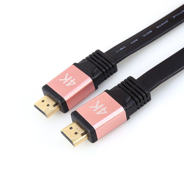 Freeshipping 3M/5M/10M HDMI Ultra High Speed 19+1 2.0 HDTV 2K * 4K Cable Cord Wire Gold/Rose Gold Colors