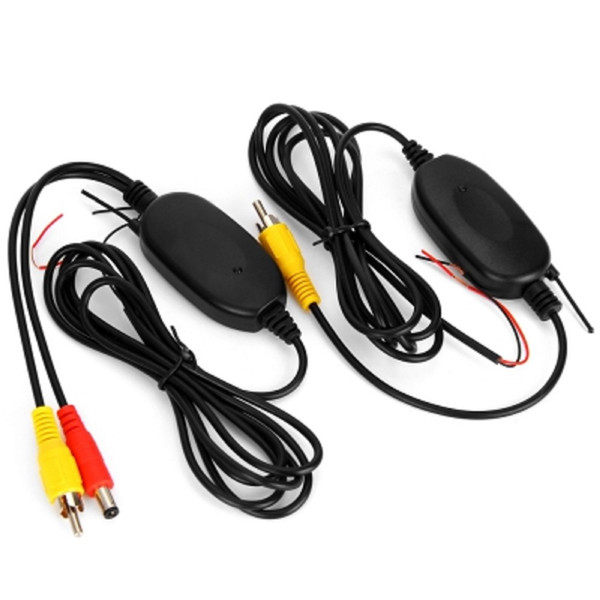 2.4G Wireless Color Video Transmitter Receiver Kit for Car DVD Monitor Rear View Camera Reverse Backup