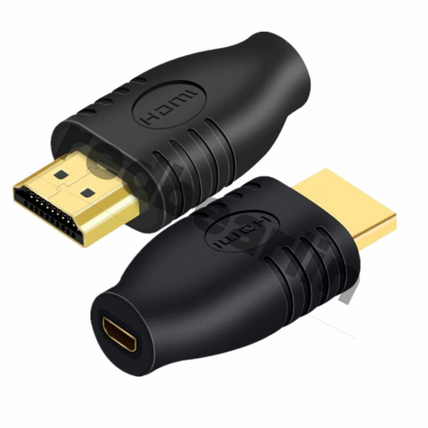 HDMI male to Micro HDMI female Adapter Gold Plated Connector Converter Adapter for HDTV PC Projector digital cameras MP4