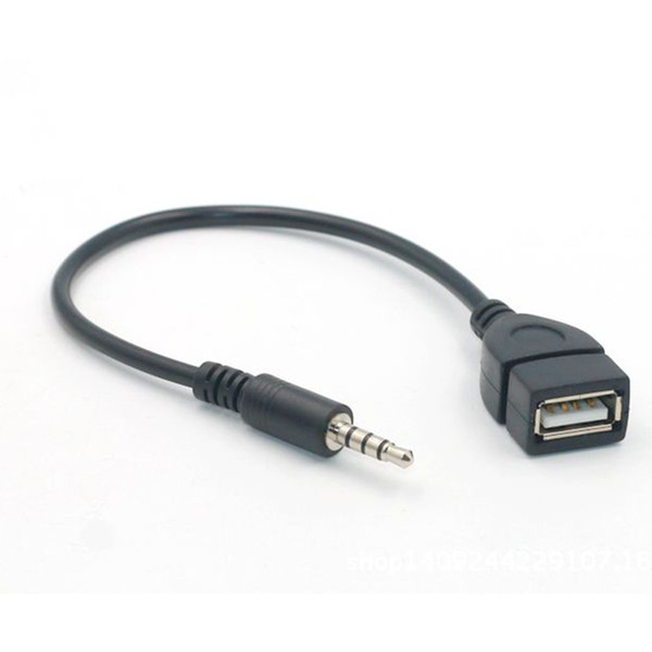 NEW USB 2.0 Naar Auto Audio AUX Plug Kabel Adapter auto Aux USB Kabel Snoer Converter Voor MP3 Speaker U Disk