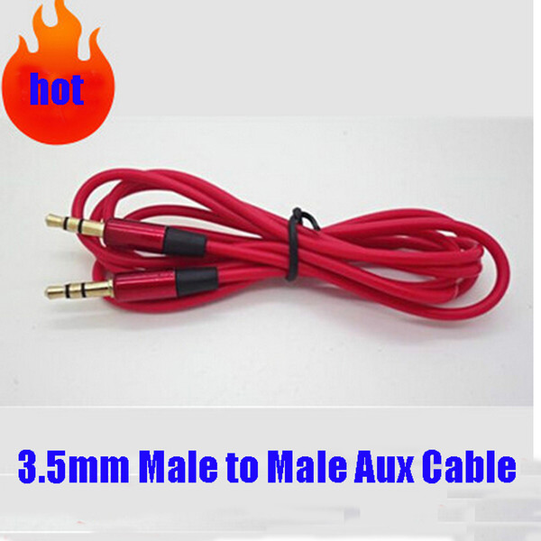 1.2m Aux Cable Audio Auxiliary 3.5mm Male to Male Cable Stereo Car Extension Audio Cable for iPhone Samsung for Digital Device