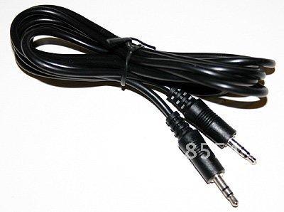 2000pcs/lot 3.5mm 50CM Male to Male Audio Aux Plug 3-Ring Mini AV Cable Free Shipping 0001