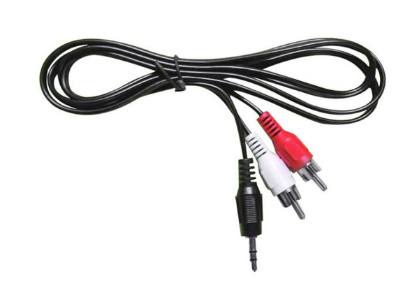 Double-tone one-two audio AV cable, 3.5MM male to 2RCA double lotus line, computer speaker cable