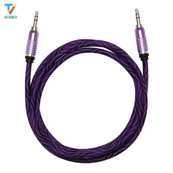 Male-Male Python Crocodile pattern Snake skin audio cableAudio Cable Extension Hi-Fi Stereo Headphone 3.5 Jack Cable for MP3 MP4 Player & Ca