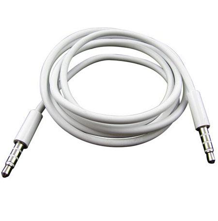 White 3.5mm to 3.5mm AUX Audio Cables Male to Male Stereo Car Extension Audio Cable Headphone Audio Adapter Cable For Iphone Ipod Mp3 Mp4