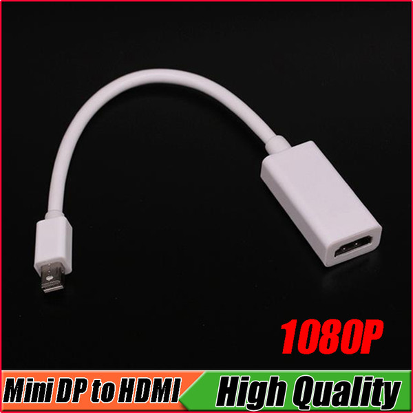 1080P MDP Mini DisplayPort To HDMI Adapter Display Port Mini DP Male To HDMI Female Adapter Cable For Mac Macbook Pro Air PowerBOOK