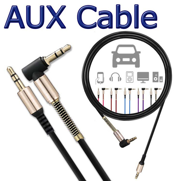 AUX Audio Cable For Studio Headphone 3FT/1M 3.5MM L-Shaped 90 Degree Right Angle USB Male to Male Normal For Headsets