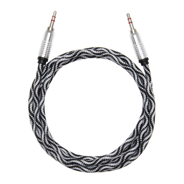 3.5mm Jack Audio Cable 3.5 Male to Male1.5 m Python crocodile shell audio line 500pcs