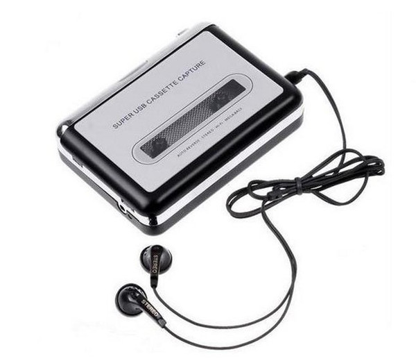 Hot USB Cassette Capture Recorder Radio Player, Tape to PC Super Portable USB Cassette to MP3 Converter LLFA