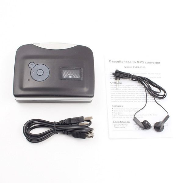 2019 Cassette Decks USB Cassette Capture Recorder Radio Player, Tape to PC Super Portable USB Cassette to MP3 Converter