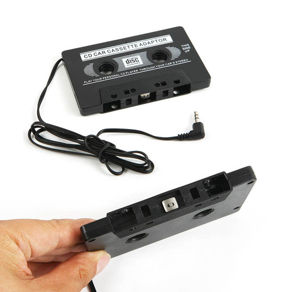 NEW AUDIO CAR CASSETTE TAPE ADAPTER CONVERTER 3.5 MM FOR IPHONE IPOD MP3 AUX CD #L0192460