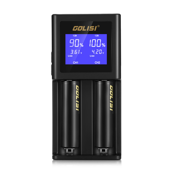 GOLISI S2 Battery Charger for Rechargeable Lithium-ion / NiMH / NiCd LCD Display Screen