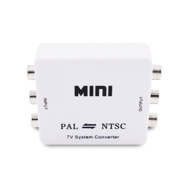 Mini HD PAL NTSC Mutual Conversion TV System Converter Adapter for Single-format Video Equipment