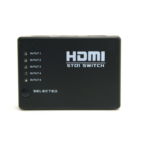 HDMI Switch Switcher Selector 5 in 1 out 5 port HDTV 1.4 1080p with Remote Control HD-183
