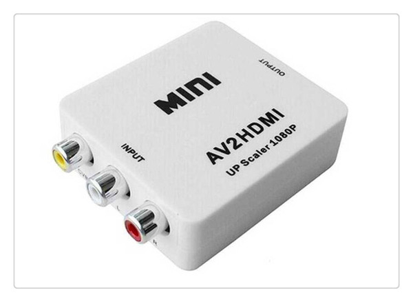 New USB Mini AV2HDMI Video Signal CVBS Adapter Converter 720P/1080P UFS with retail box