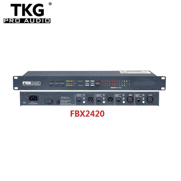 TKG karaoke KTV outdoor stage dj Dual channel feedback suppressor FBX2420 Professional Feedback destroyer feedback controller