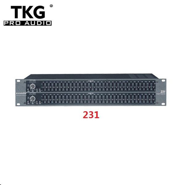 DHL shipping 231 Dual Channel 31 Band Graphic Audio Equalizer Sound System 231 Equalizer