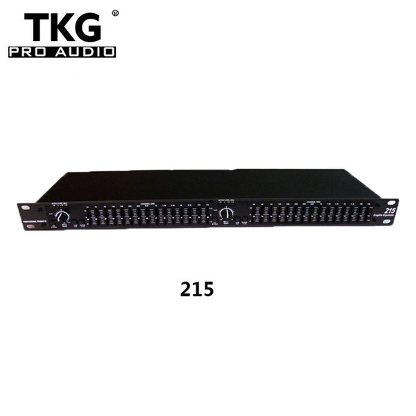 TKG Sound 2x 15 band stereo 215 equalizer Professional Graphic Equalizer profesional sound speaker equipments graphic Equalizer