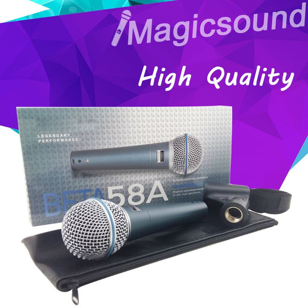 High Quality BETA58 !! Vocal Handheld Dynamic Wired Microphone Beta58 Super-cardioid Microfone  Mic