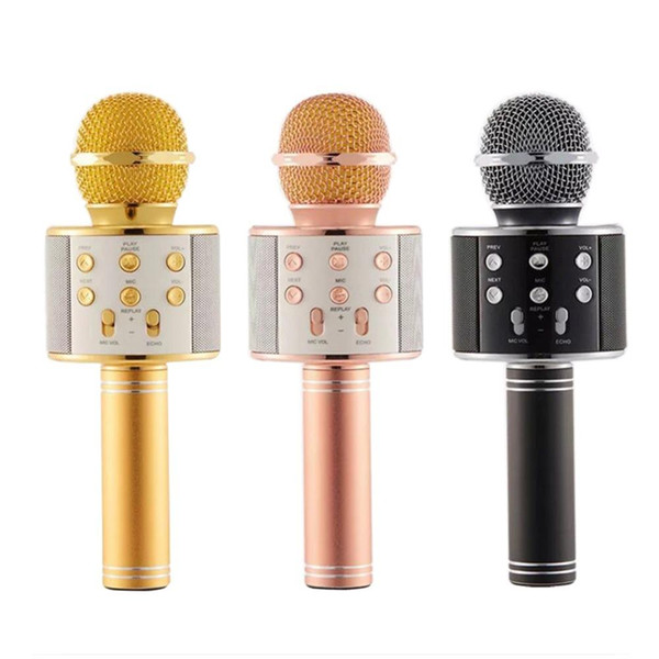 u422 new Bluetooth wireless Microphone HIFI Speaker Condenser Magic Karaoke Player MIC Speaker Record Music For Iphone Android Tablets PC