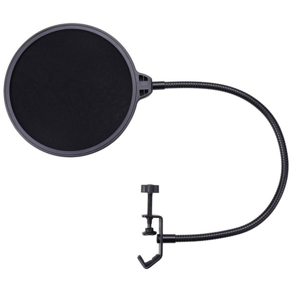 Double Layer Studio Microphone Mic Wind Screen Mask Gooseneck Shied Pop Filter