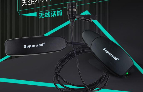 High Quality Superadd Collar Clip Wireless Microphone Lapel Multi-function Microphone For Recording Musical instrument Conference Computer