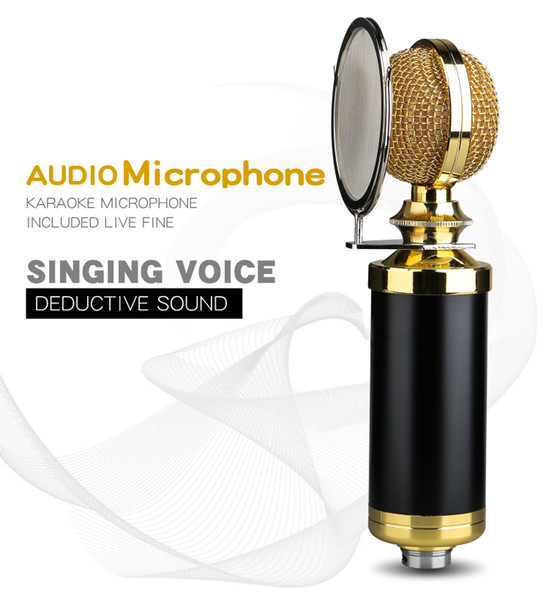 2020 Kareoke,KTV Stage Performance New Design Condenser Unidirectional PC Microphone Microphone for Youtube podcasting Online Chatting