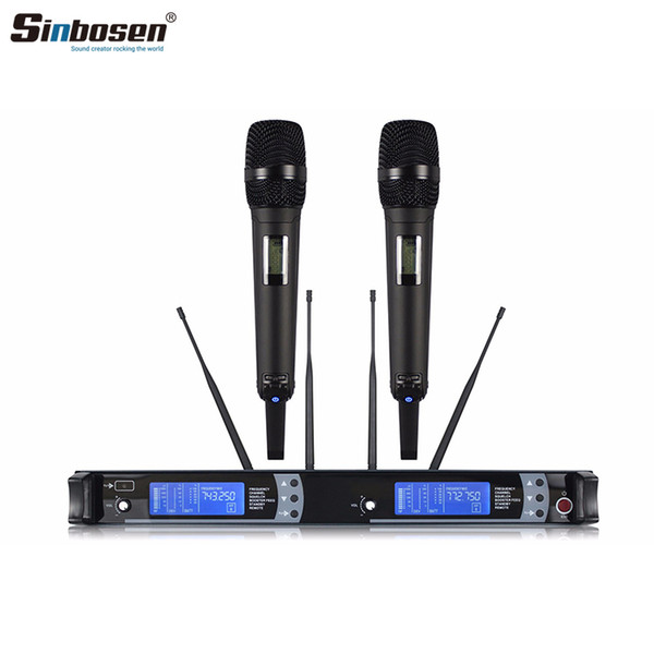 Sinbosen Professional Microphone AS-9K 513-558MHz 615-655MHz 780-820MHz Frequency Recording Studio Wireless Microphone