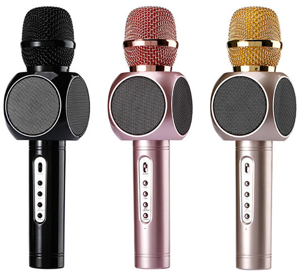 Wireless Karaoke Microphone Bluetooth Handheld KTV Microphone Mobile Speaker