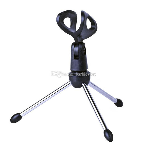 Adjustable Metal DeskTop Microphone Clamp Clip Holder Stand Tripod Trendy E00379 OSTH