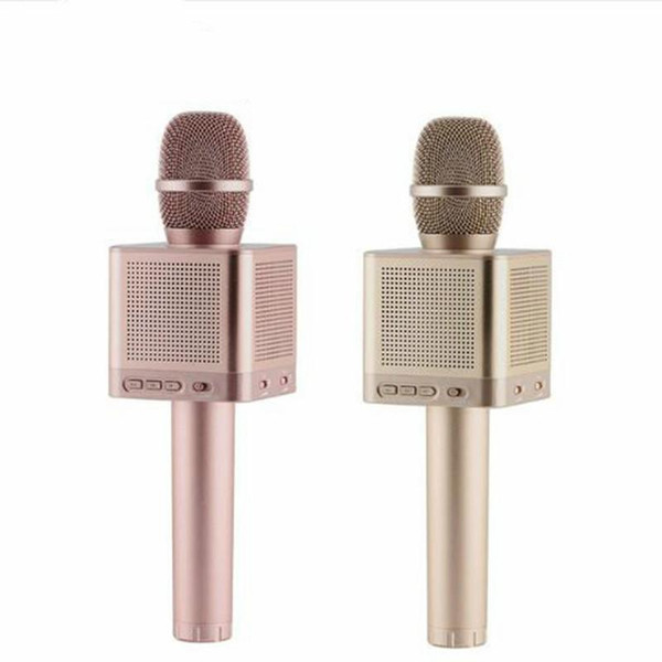 Original MicGeek Q10S Wireless Bluetooth Magic Karaoke Microphone With 4 Speakers MIC Black Carring Case Fun Voice Change