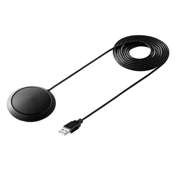 Stereo Omnidirectional Condenser Microphone Mic USB Connector for Meeting Business Conference Desktop Computer